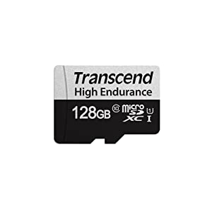 Transcend TS128GUSD350V 128GB UHS-I U1 Micro SD Memory Card 128GB BLACK
