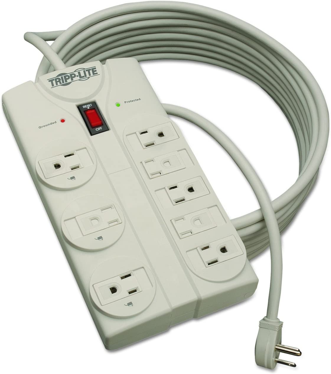 Tripp Lite Surge Protector Power Strip 120V 5-15R 8 Outlet 25' Cord 1440 Joule