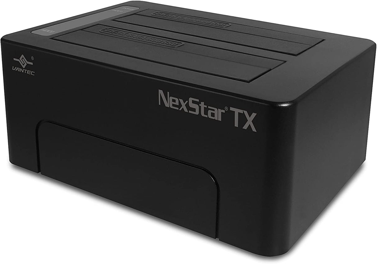 Vantec NexStar TX Dual Bay USB 3.0 Hard Drive Dock (NST-D428S3-BK) NexStar TX - Dual HDD Dock(Updated version)