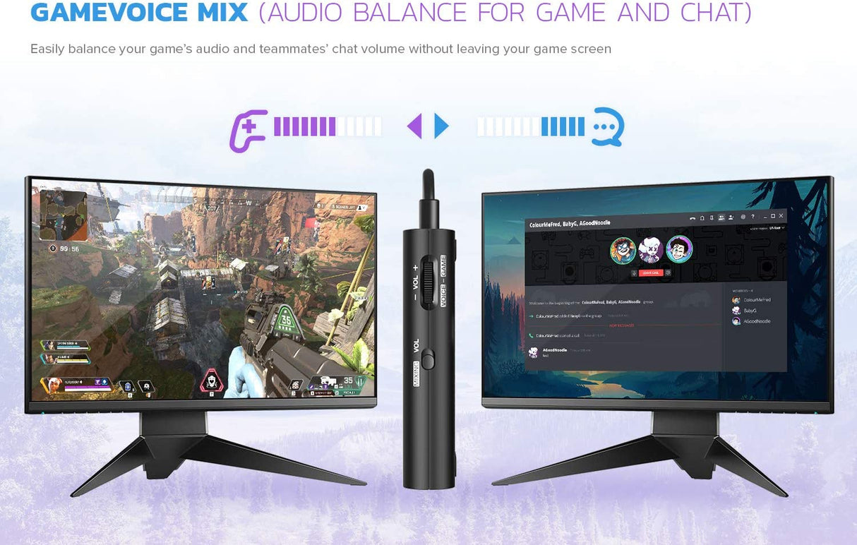 Creative Sound Blaster G3 USB-C External Gaming USB DAC and Amp for PS4, Nintendo Switch, Ft. GameVoice Mix (Audio Balance for Game/Chat), Mic/Vol Control and Mobile App Control, Plug-and-Play 100 dB DNR at 24-bit / 96 kHz