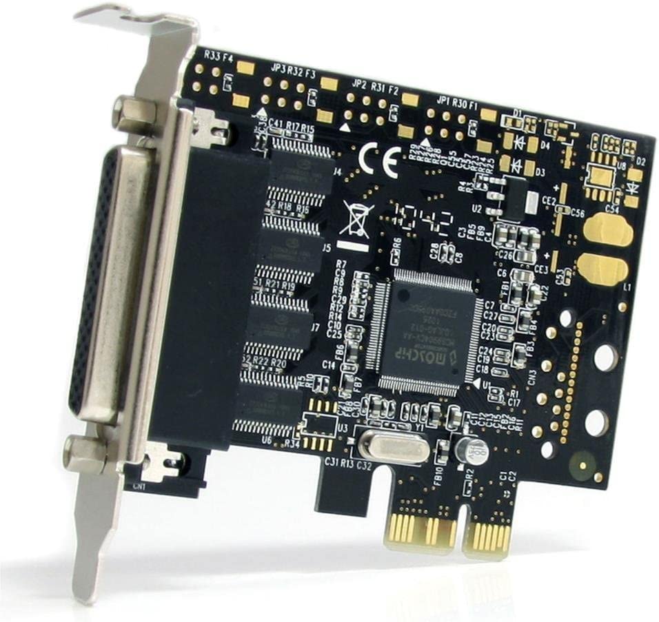 Startech 4port Lp Pcie Serial Card Rs232 With Cable