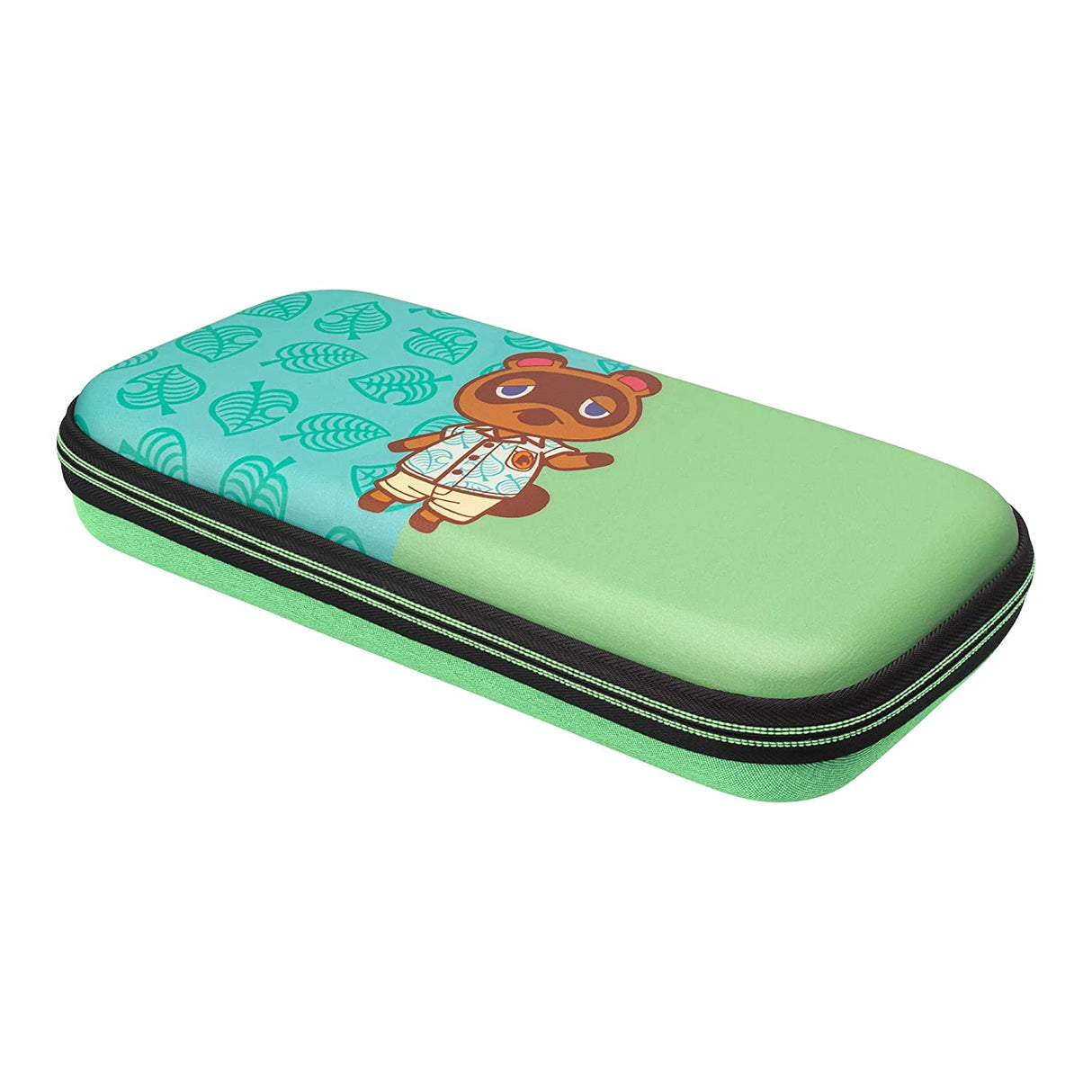 PDP Gaming Officially Licensed Switch Slim Deluxe Travel Case - Animal Crossing - Semi-Hardshell Protection - Protective PU Leather - Holds 14 Games - Works with Switch OLED & Lite - Perfect for Kids Animal Crossing Tom Nook