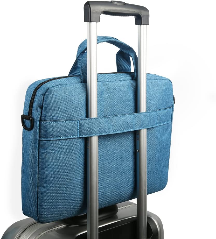 Lenovo Laptop Carrying Case T210, fits for 15.6-Inch Laptop and Tablet, Sleek Design, Durable and Water-Repellent Fabric, Business Casual or School, GX40Q17230 Casual Toploader - Blue