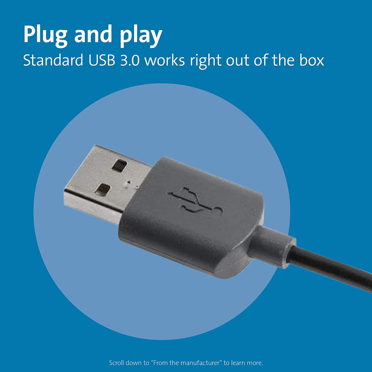 Kensington Mouse-in-a-Box and Keyboard Wired USB Desktop Set (K72436AM), Black Mouse & Keyboard