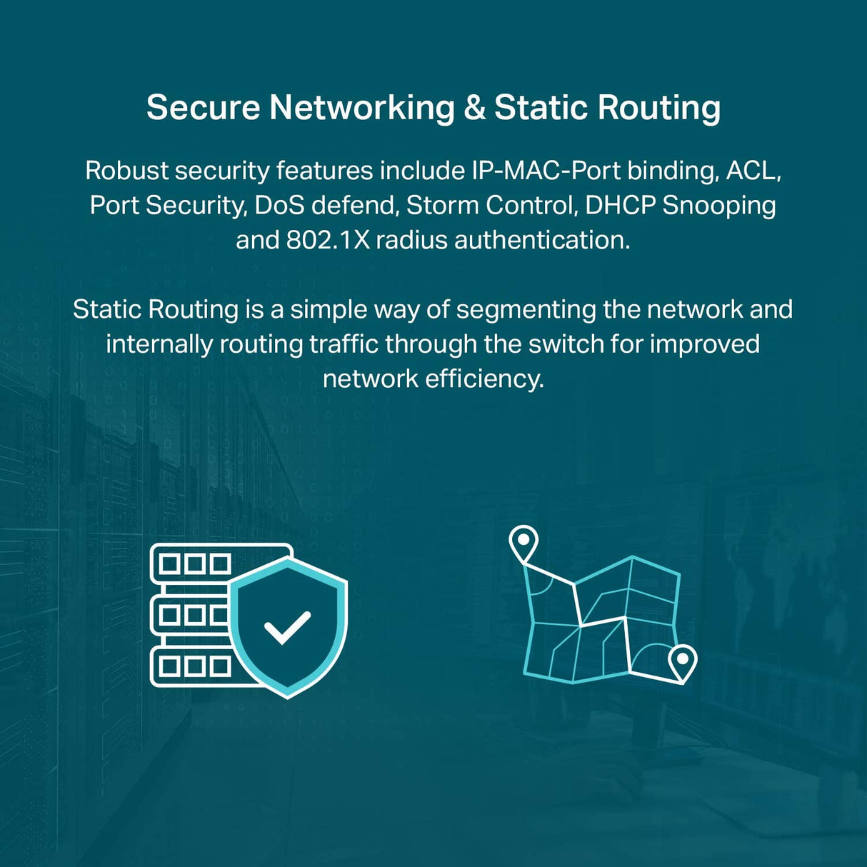 TP-Link TL-SG2008 V3 8 Port Gigabit Smart Managed PoE-In Switch Omada SDN Integrated IPv6 Static Routing L2/L3/L4 QoS, IGMP & Link Aggregation Limited Lifetime Protection Black