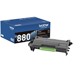 Brother Genuine Super High Yield Toner Cartridge, TN880, Replacement Black Toner, Page Yield Up To 12,000 Pages, Amazon Dash Replenishment Cartridge TN880 Black Toner
