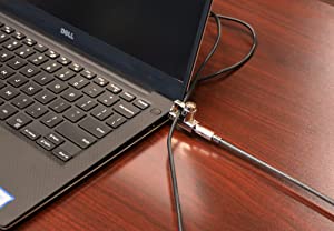 Noble Locks TZ03T Ultra Compact Wedge Lock with Barrel Key for Dell Latitude Laptops