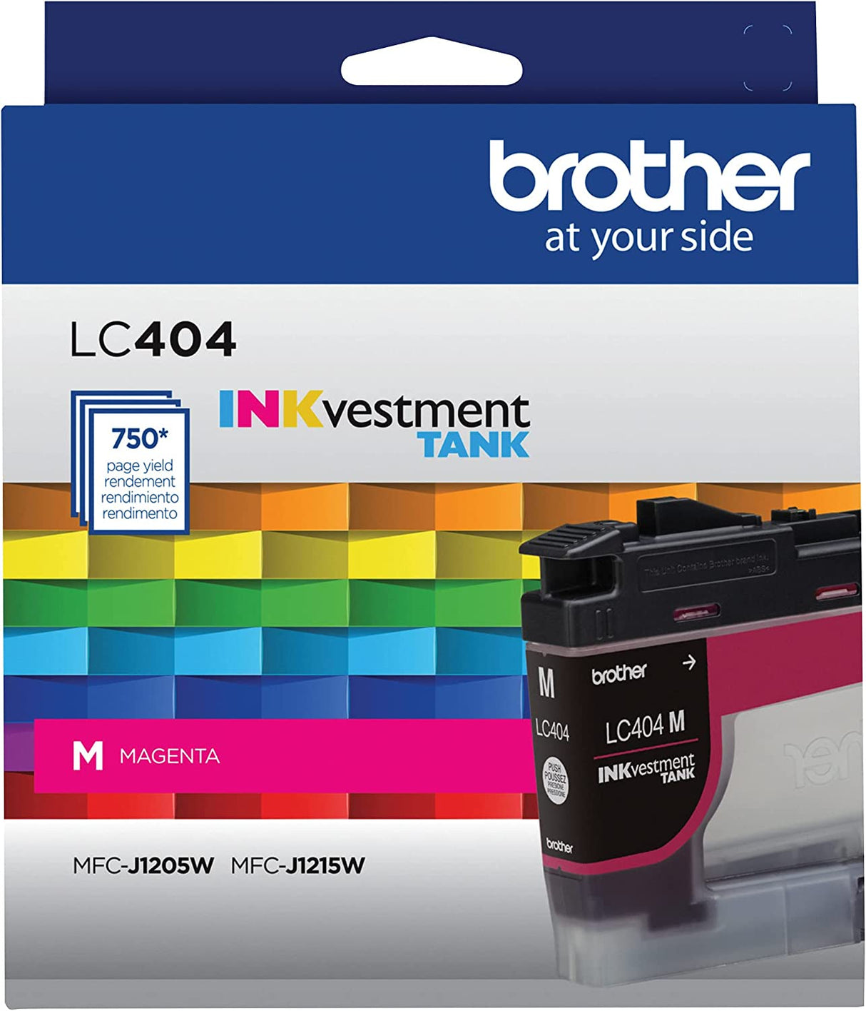 Brother Genuine LC404M Magenta INKvestment Tank Ink Cartridge