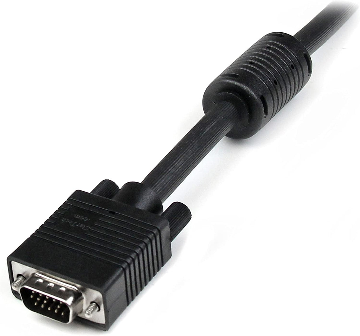 StarTech.com 15 ft Coax High Resolution Monitor VGA Cable - HD15 M/M - 15ft HD15 to HD15 Cable - 15ft VGA Monitor Cable (MXT105MMHQ), Black 15 ft / 4.5m Standard Packaging