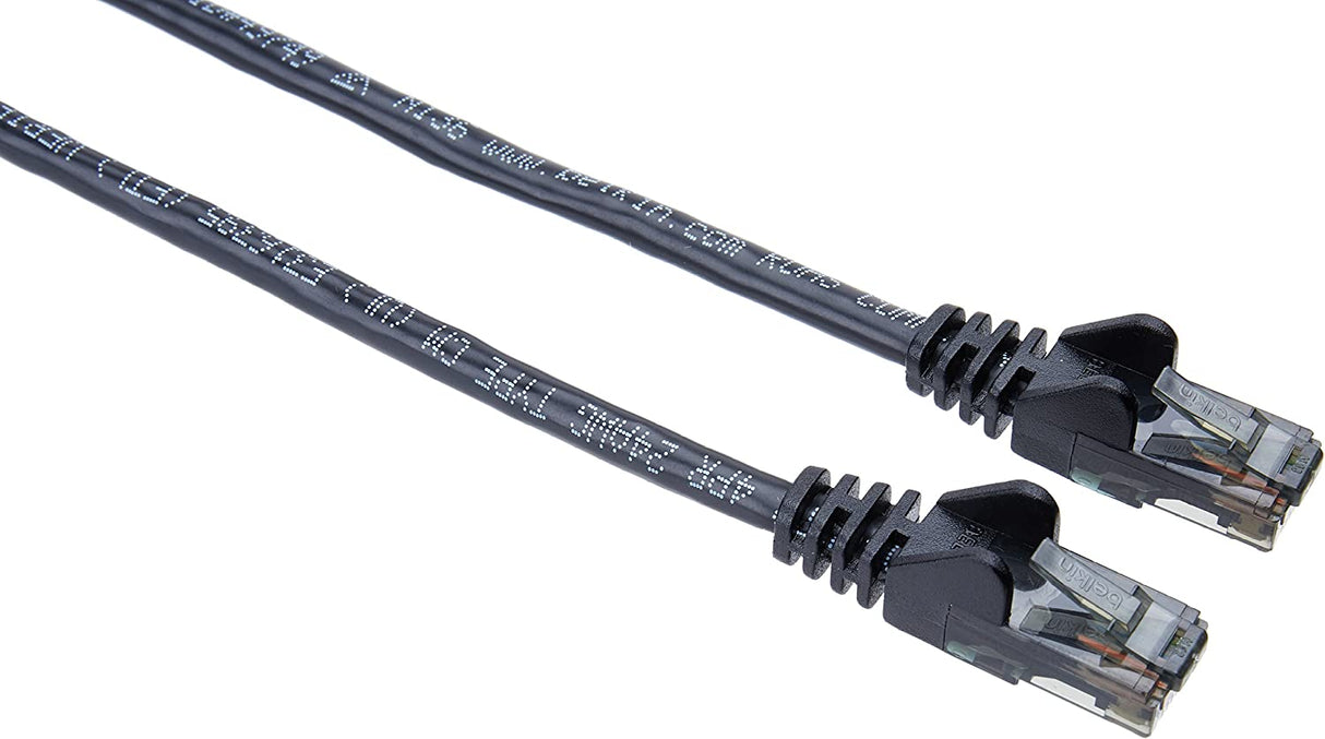 Belkin Cat. 6 UTP Patch Cable, Black, 15 feet (A3L980-15-BLK-S)