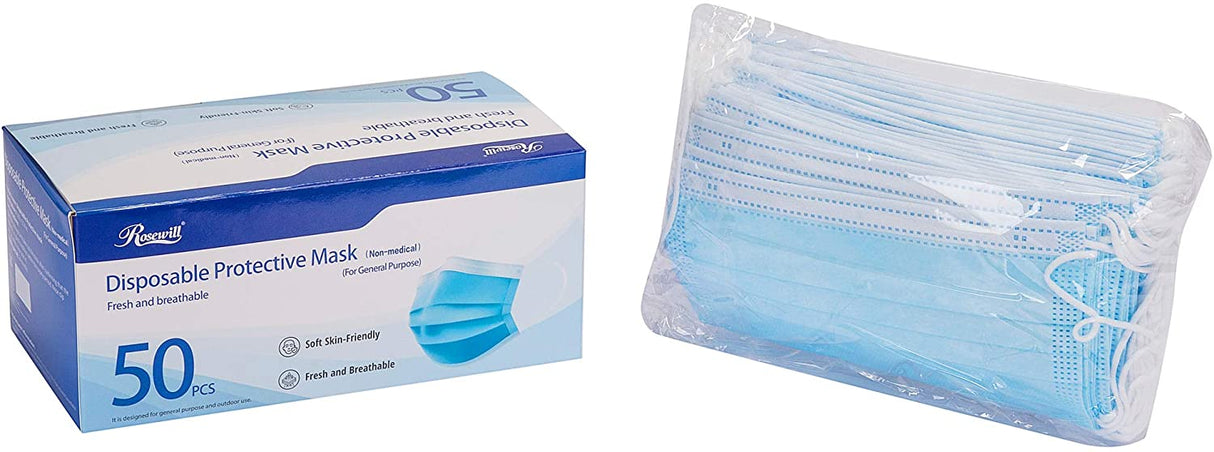 Rosewill Disposable Protective Mask, 50pcs per Box