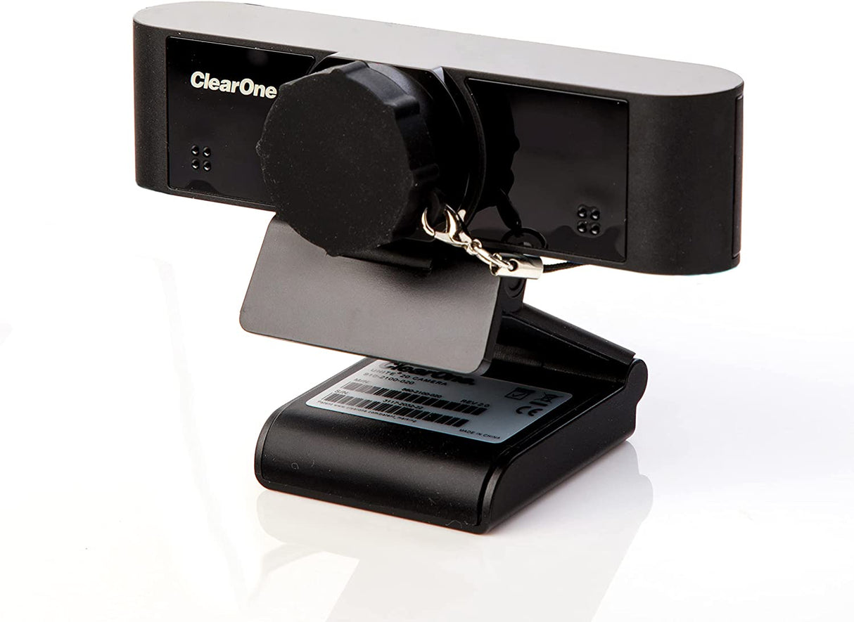 ClearOne Unite 20 Pro Webcam with 100° Ultra Wide-Angle Field-of-View for use on Your PC or Laptop Display. Delivers Full HD 1080p30 Video.
