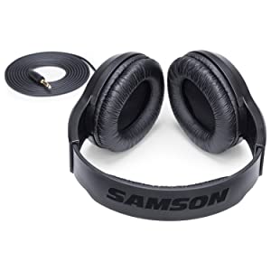 Samson SR350 Over Ear Stereo Headphones, (SASR350) ,Black