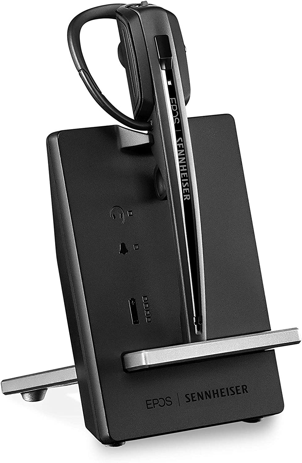 EPOS Enterprise | Sennheiser Impact D 10 USB ML II (1000999) Wireless DECT Mono Ear Convertible Headset for Direct Connection to a PC/Softphone, Black