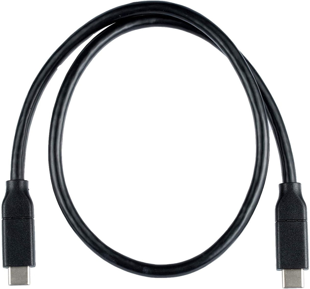 StarTech.com USB C to USB C Cable - 1.5 ft / 0.5m - 5A PD - White - USB 2.0 - USB-IF Certified - USB Type C Cable - USB C Charging Cable (USB2C5C50CM) Black 1.5 ft/ 0.5 m