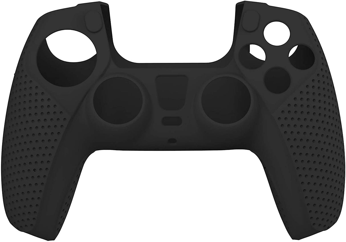 Verbatim Anti-Slip Silicone Skin Protective Cover for use with Playstation® 5 DualSense™ Wireless Controllers – 2pk – Black, Red