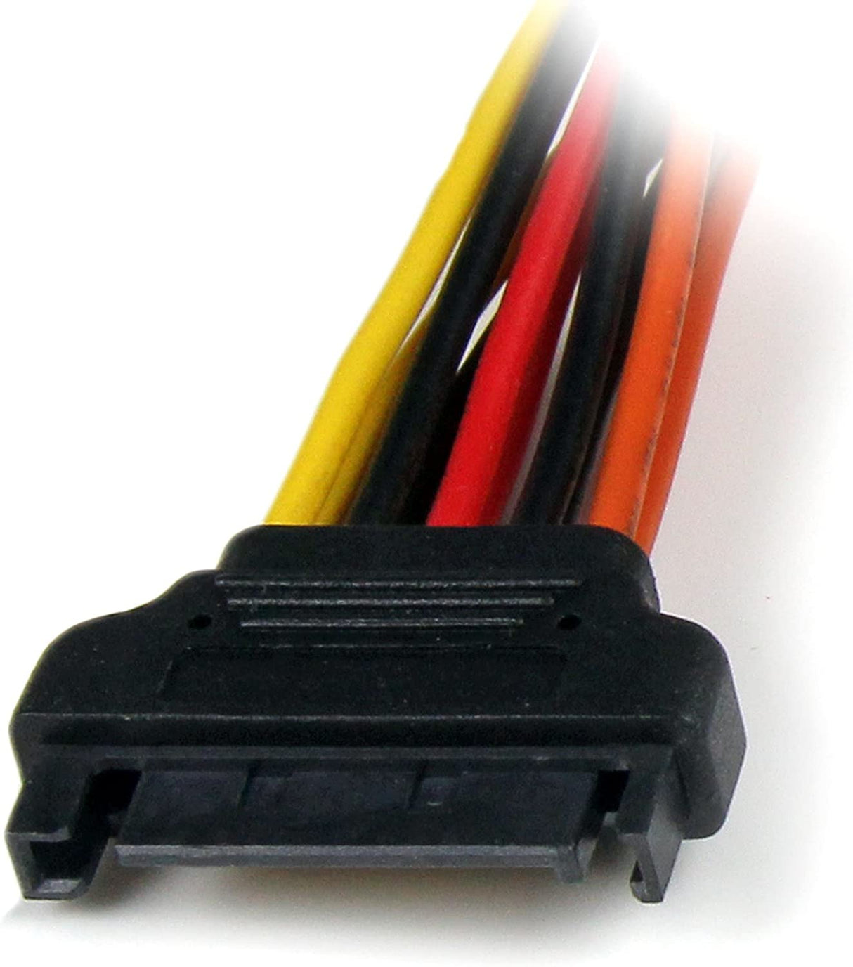 StarTech.com 6in Latching SATA Power Y Splitter Cable Adapter - M/F - 6 inch Serial ATA Power Cable Splitter - SATA Power Y Cable Adapter (PYO2LSATA) Single