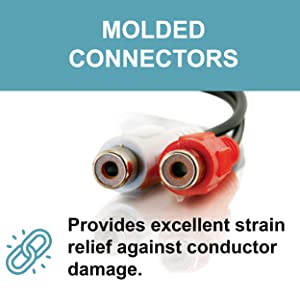 C2g/ cables to go C2G 40467 Value Series RCA Stereo Audio Cable, Black (50 Feet, 15.24 Meters) RCA Audio 50 Feet Black