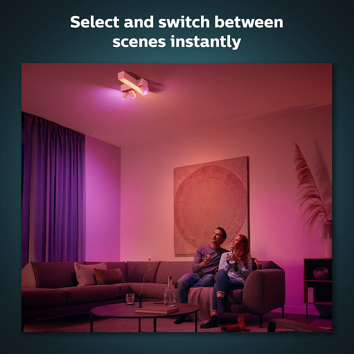 Philips Hue v2 Smart Dimmer Switch and Remote, Installation-Free, Smart Home, Exclusively for Philips Hue Smart Lights (2021 Version), white (562777)