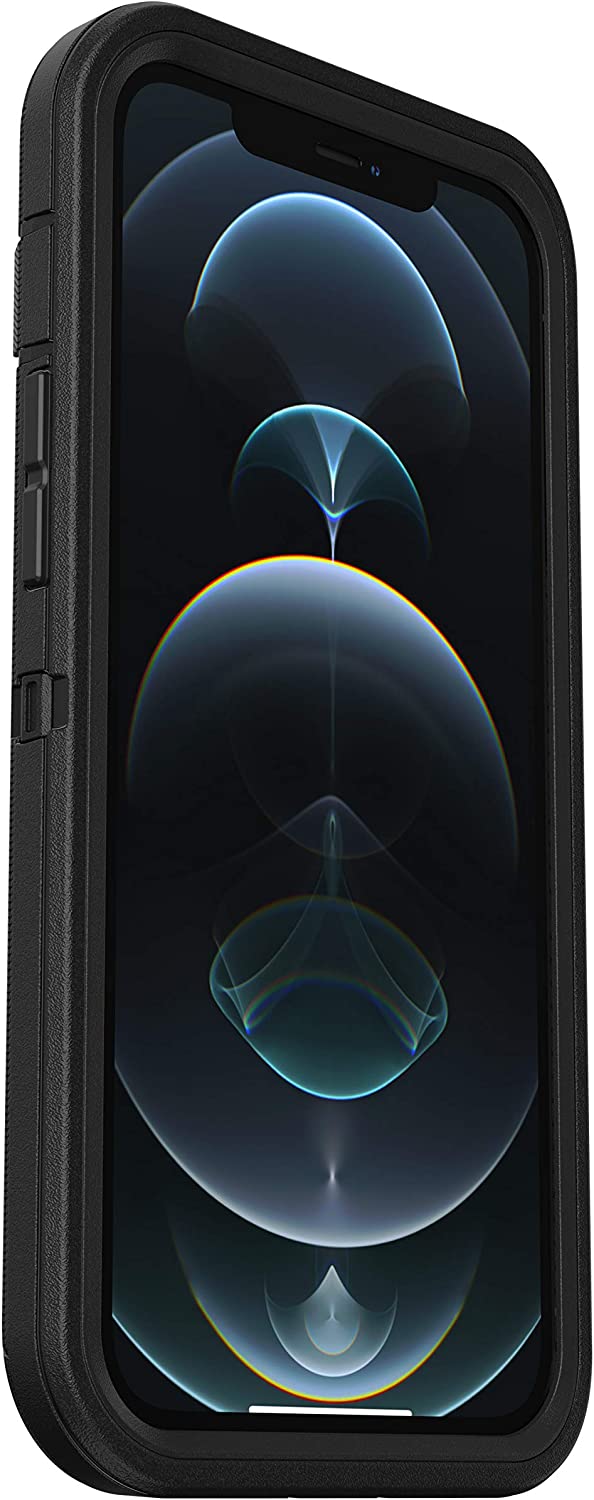 OtterBox for Apple iPhone 12 Pro Max, Superior Rugged Protective Case, Defender Series, Black Black iPhone 12 Pro Max