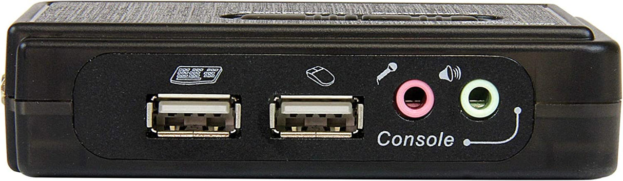StarTech.com 2 Port USB VGA KVM Switch - Single VGA - Hot-Key & Audio Support - 2048x1536 @60Hz KVM Switch - KVM Video Switch (SV211KUSB) 2 Port VGA