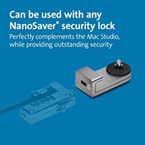 Kensington Lock Designed for Mac Studio Locking Adapter Mac Studio Mount (K65101WW)