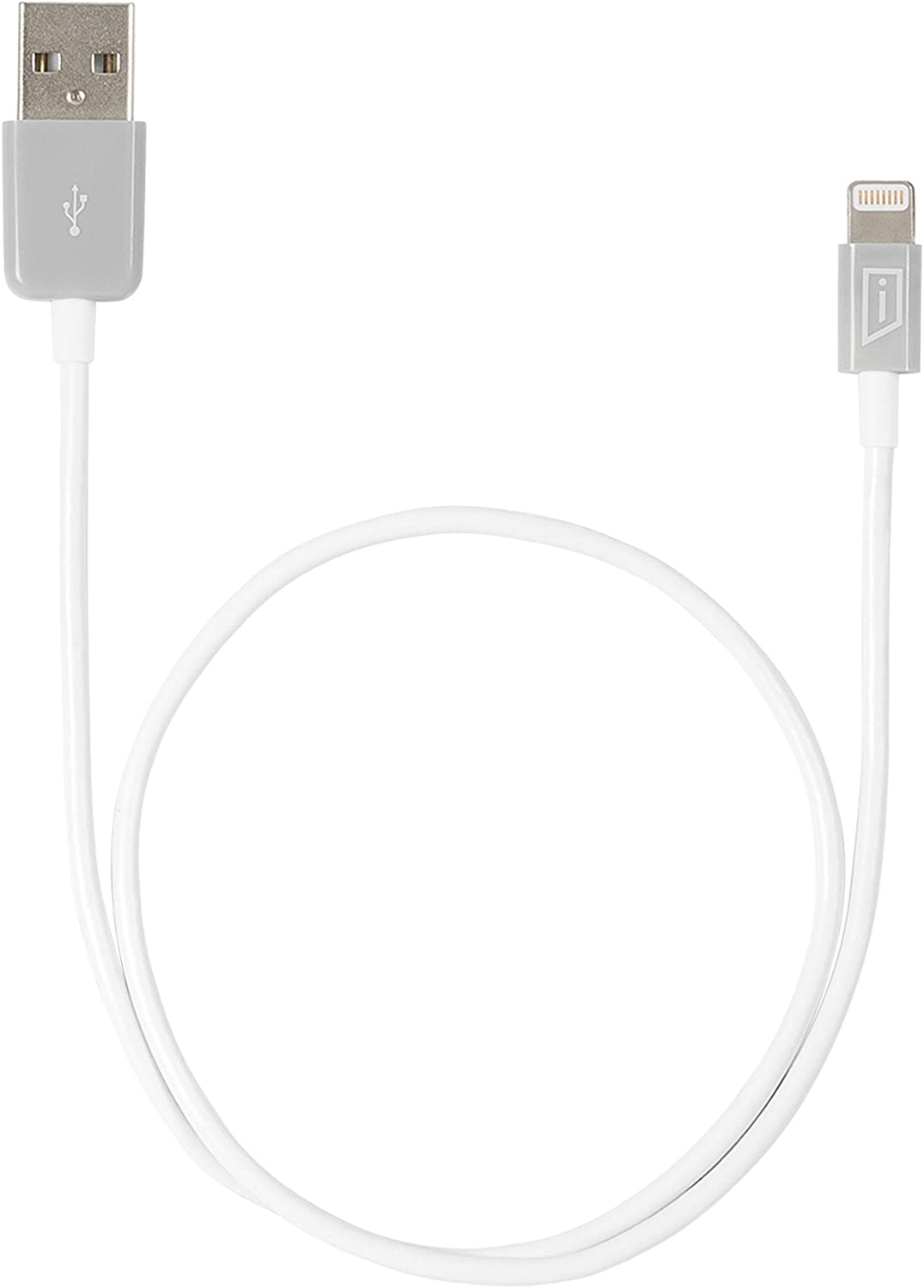 iStore Lightning Sync/Charge Cable, 1.6 Feet, White Grey (ACC99805CAI)