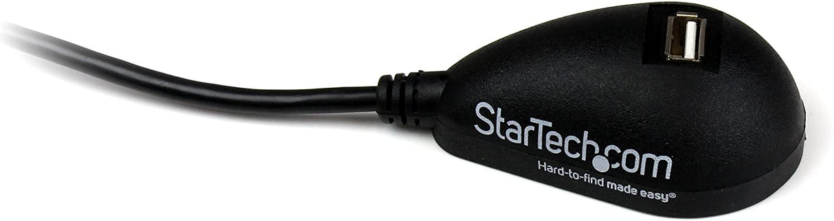 StarTech.com 5ft USB 2.0 Extension Cable - Male to Female - 5 ft USB A to A Extension cord for Laptop, Desktop, Tablet, Webcam & More (USBEXTAA5DSK) , Black USB 2.0 Black