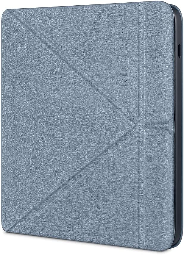 Kobo Libra 2 SleepCover Case | Poppy Red | Sleep/Wake Technology & Libra 2 SleepCover Case | Slate Blue | Sleep/Wake Technology | Built-in 2-Way Stand | Vegan Leather