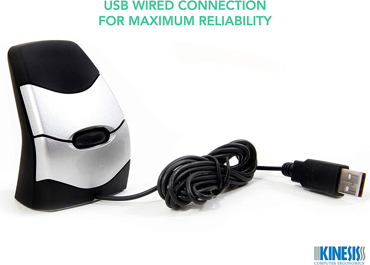 Kinesis DXT2 Ergonomic Vertical Mouse (USB Wired)