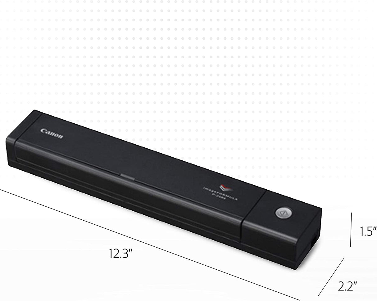 Canon imageFORMULA P-208II Personal Document Scanner, 1.5" x 12.3" x 2.2"