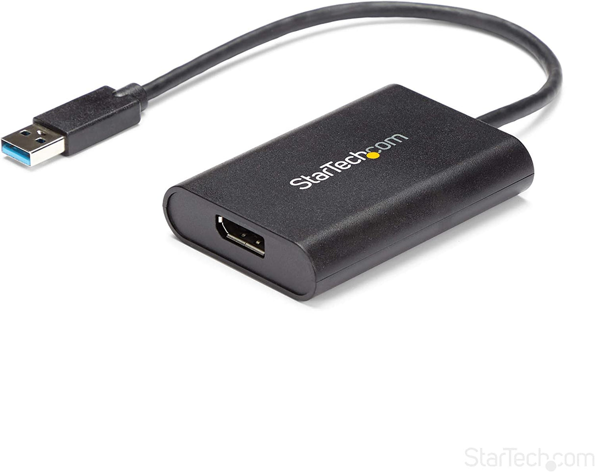 StarTech.com USB 3.0 to DisplayPort Adapter - 4K 30Hz - External Video & Graphics Card - USB Display Adapter - Supports Windows (USB32DPES2)