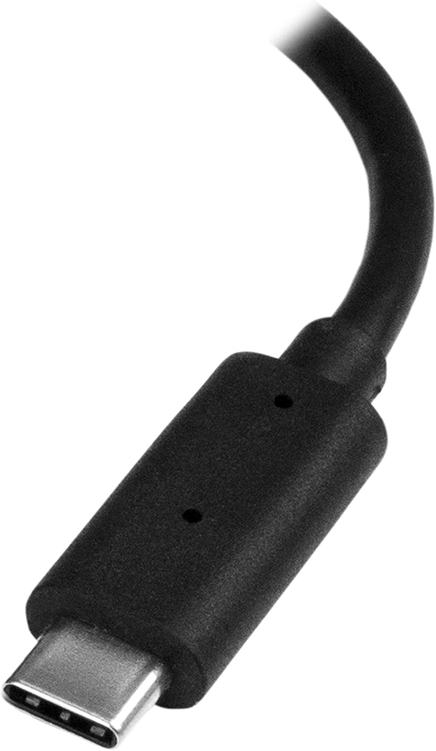 StarTech.com USB-C to VGA Adapter - 1920x1200 - USB C Adapter - USB Type C to VGA Monitor / Projector Adapter (CDP2VGASA)