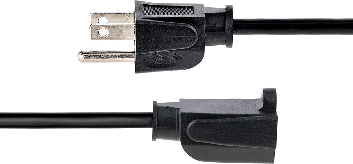 StarTech.com 15ft (4.5m) Heavy Duty Extension Cord, NEMA 5-15P to NEMA 5-15R Extension Cord, 15A 125V, 14AWG, Heavy Gauge Extension Power Cable, Heavy Duty AC Power Cord, Black (HX-15F-POWER-CORD)