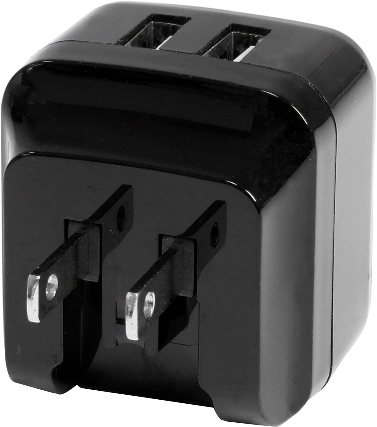 StarTech.com Travel USB Wall Charger - 2 Port - Black - Universal Travel Adapter - International Power Adapter - USB Charger (USB2PACBK) Black 2 ports