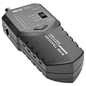 Tripp Lite Multi-Function Cable Tester with Wire Tracker and Tone Generator (T012-001-K) Multi-Function Tester w/ Tone Generator