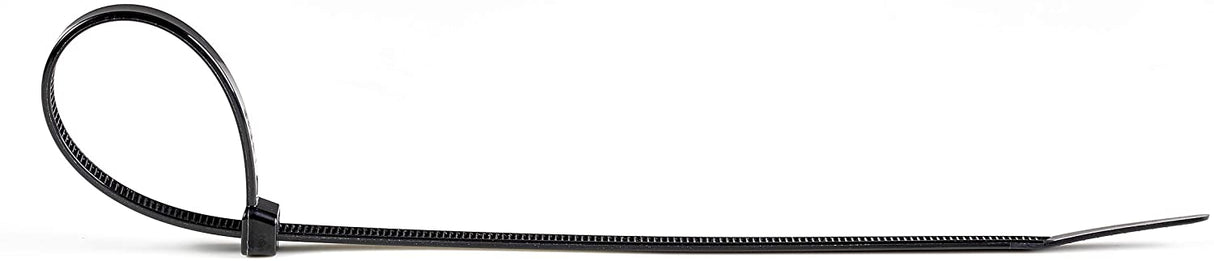 StarTech.com 10"(25cm) Cable Ties - 1/8"(4mm) Wide, 2-5/8"(68mm) Bundle Diameter, 50lb(22kg) Tensile Strength, Nylon Self Locking Zip Ties w/Curved Tip - 94V-2/UL Listed, 100 Pack - Black 10 in | 50 lbs (22kg) Standard w/Self Locking 100