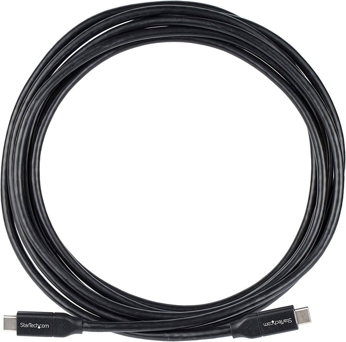 StarTech.com USB C To USB C Cable - 10 ft / 3m - USB-IF Certified - 5A PD - USB 2.0 - USB Type C Charging Cable - USB C Fast Charge Cable (USB2C5C3M) Black 10 ft/ 3 m
