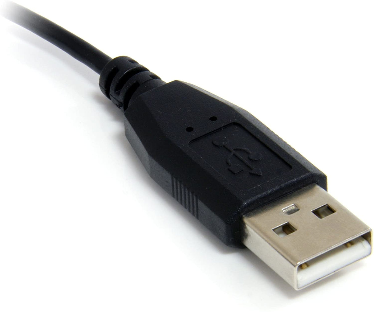 StarTech.com 6 ft. (1.8 m) Right Angle Micro USB Cable - USB 2.0 A to Right Angle Micro B - Black - Micro USB Cable (UUSBHAUB6RA) 6 ft / 2m Right Angle