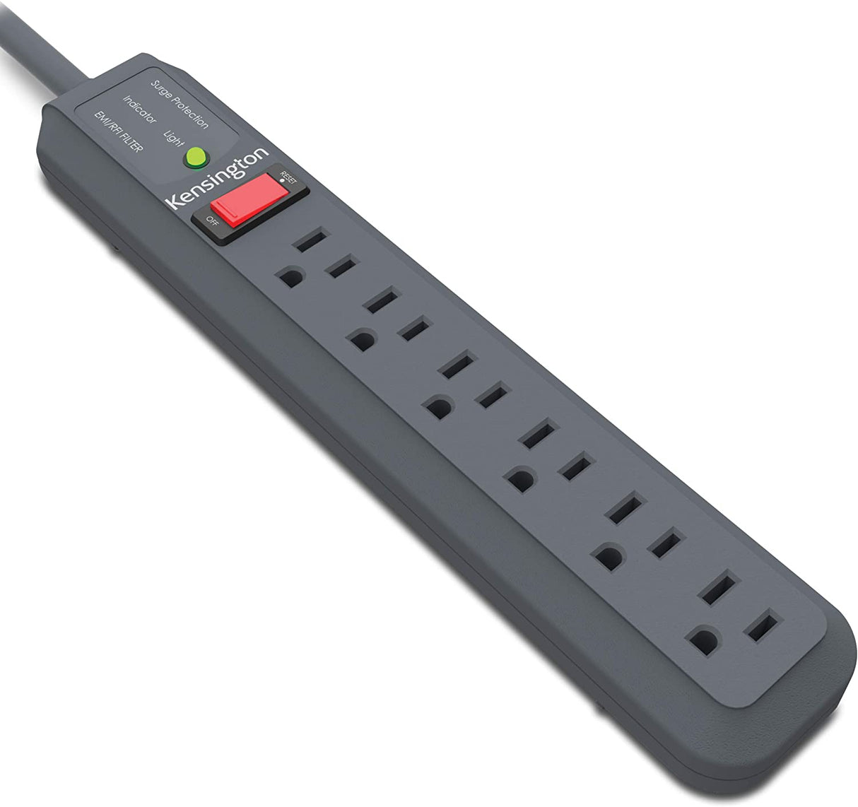 Kensington Guardian 6 Outlet, 15-Foot Cord, & 540 Joules Premium Surge Protector (K38215NA) 15ft Power Cord 6 Outlet