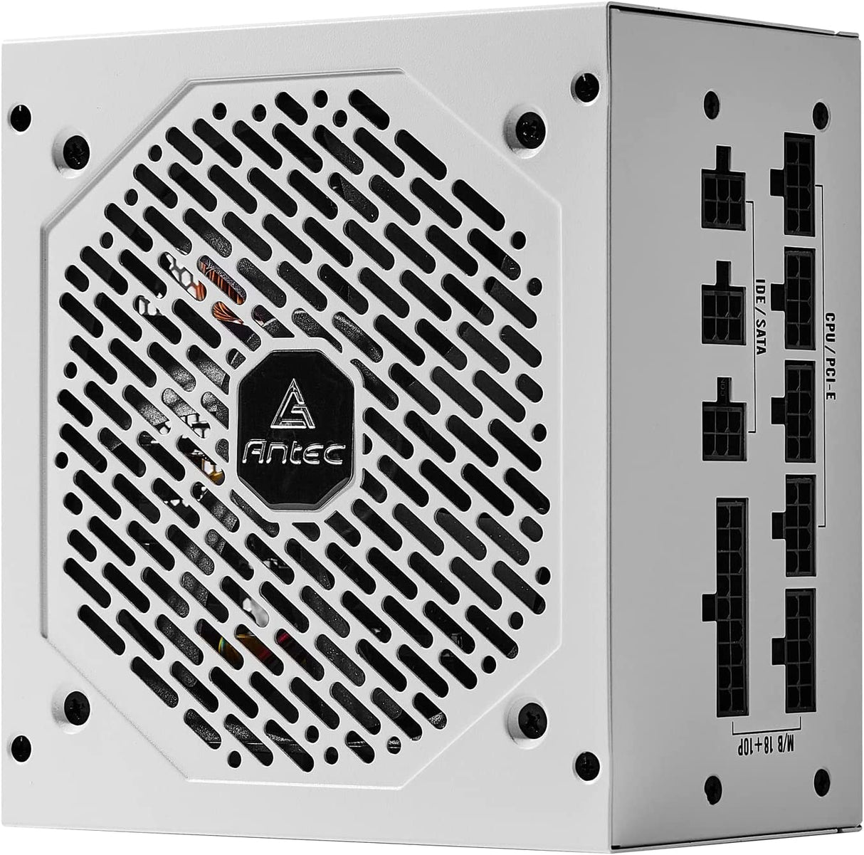 Antec NeoECO Series NE850G M White, 80 Plus Gold Certified, 850W Full Modular with PhaseWave Design, Japanese Caps, Zero RPM Manager, 120 mm Silent Fan, ATX 12V 2.4 & 7-Year Warranty
