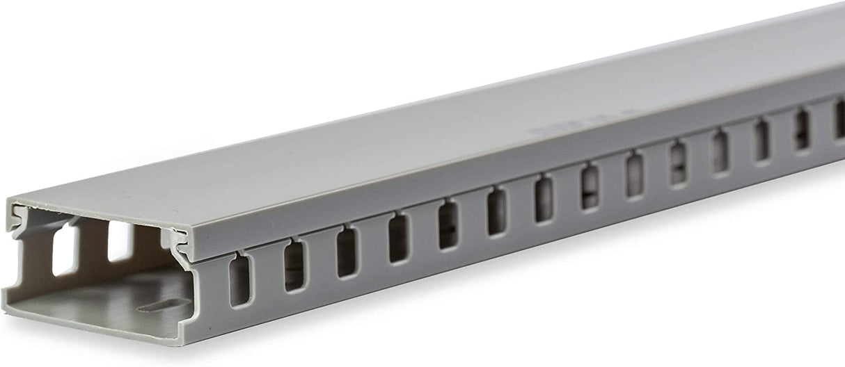 StarTech.com 5.6ft Server Rack Cable Management - Customizable 1.5 x 1in Open Slot Network & Data Finger Duct Wire Raceway Organizer w/ Cover (AD105X1) 2.0 in (50 mm) x 1.0 in (2.5 cm)