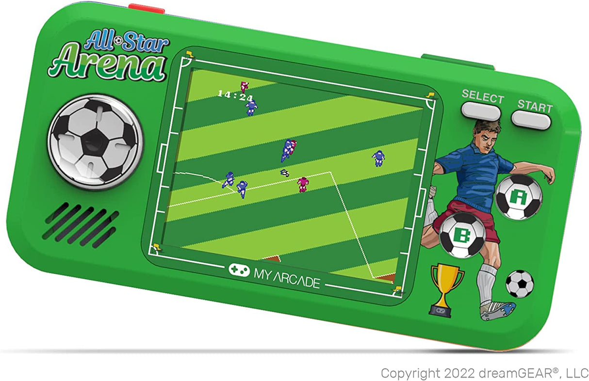 My Arcade All Star Arena Pocket Player- Portable Gaming System with 307 Retro Games, 2.75" Screen -DGUNL-4128