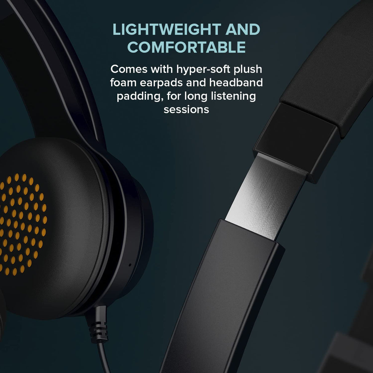 Creative Chat USB On-Ear Headset with Swivel-to-Mute Noise-Cancelling Boom Mic, Mic-Monitoring, SmartComms Kit, Playback and Calls Control for PC, Mac, Consoles USB-C Headset