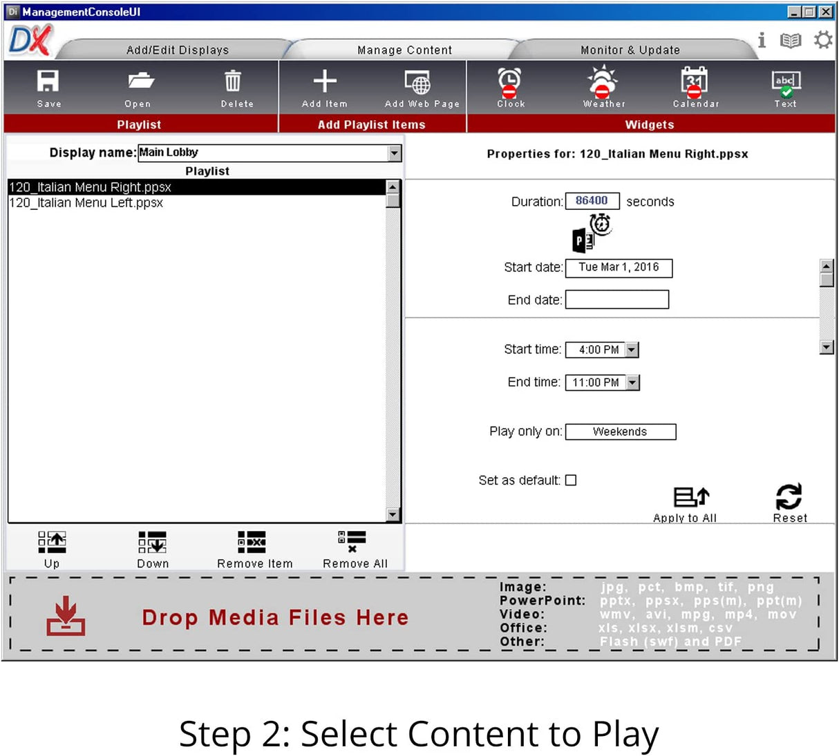 Viewsonic SW-081 Digital Signage MGMT Software