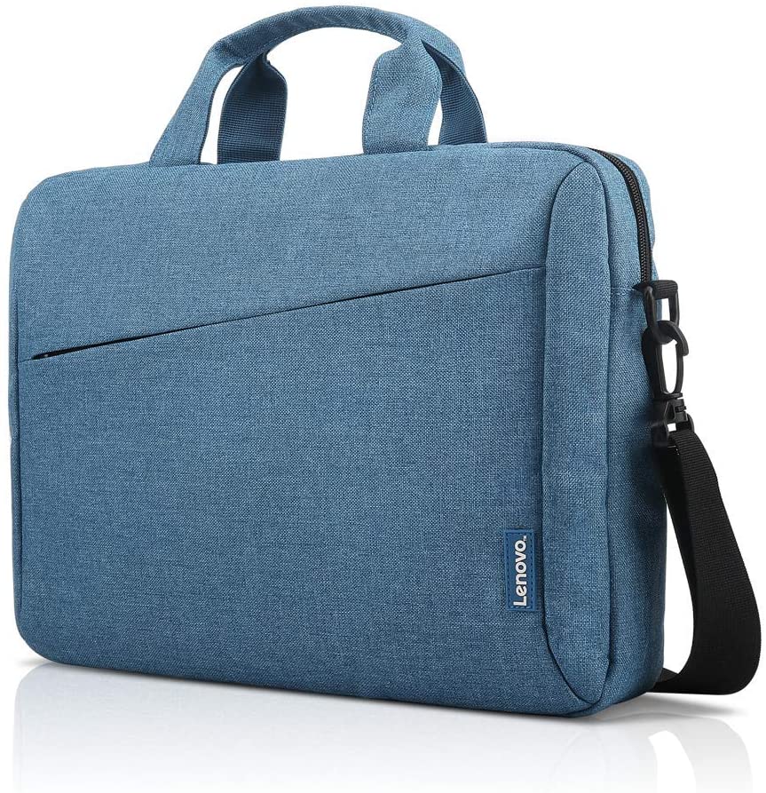 Lenovo Laptop Carrying Case T210, fits for 15.6-Inch Laptop and Tablet, Sleek Design, Durable and Water-Repellent Fabric, Business Casual or School, GX40Q17230 Casual Toploader - Blue