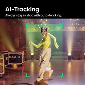 insta360 Link - PTZ 4K Webcam with 1/2" Sensor, AI Tracking, Gesture Control, HDR, Noise-Canceling Microphones, Specialized Modes, Webcam for Laptop, Video Camera for Video Calls, Live Streaming Standalone