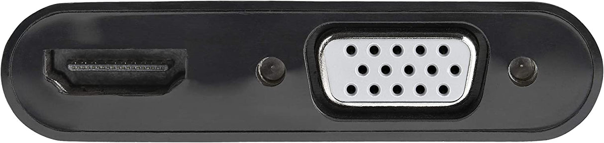 StarTech.com DisplayPort to HDMI VGA Adapter - DP 1.2 HBR2 to HDMI 2.0 (4K 60Hz) or VGA 1080p Converter Dongle - DP to HDMI or VGA Monitor Adapter - Digital Video Display Adapter (DP2VGAHD20)