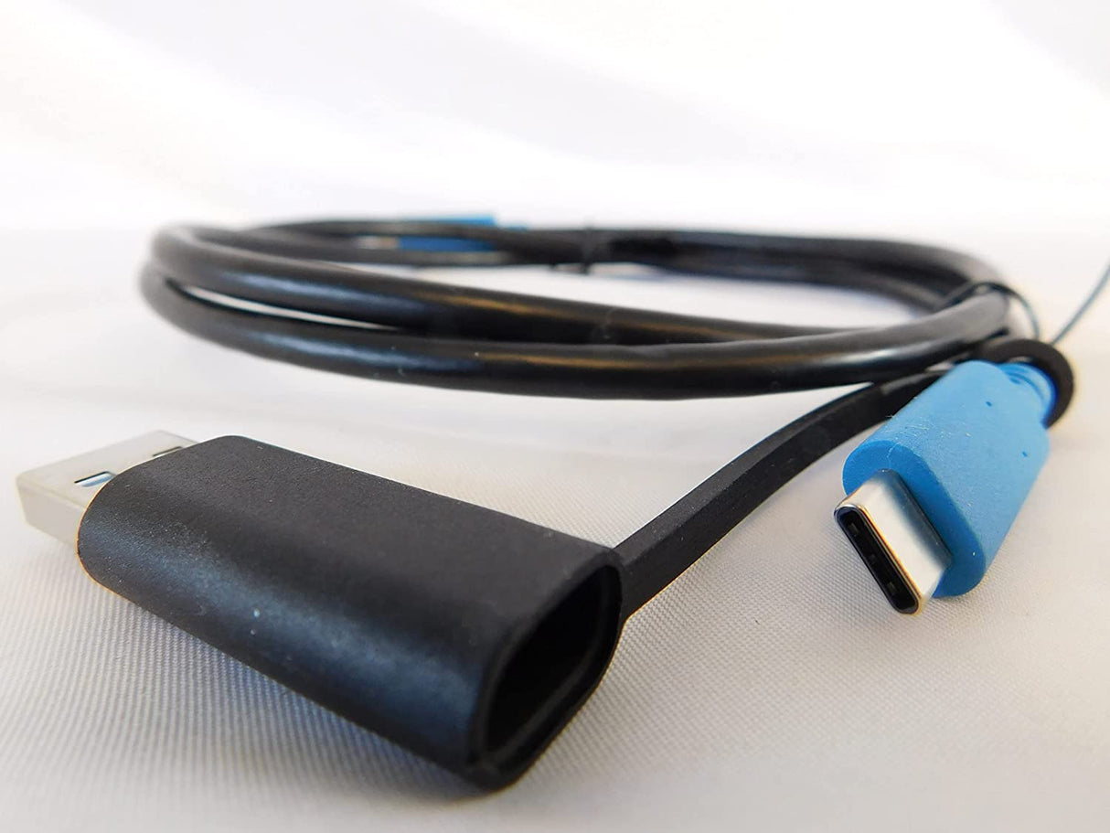 Kensington USB-C 3.2 Gen2 10Gbps Cable with USB-A Adapter - 100W Power Delivery, 1 Meter (K38312WW)