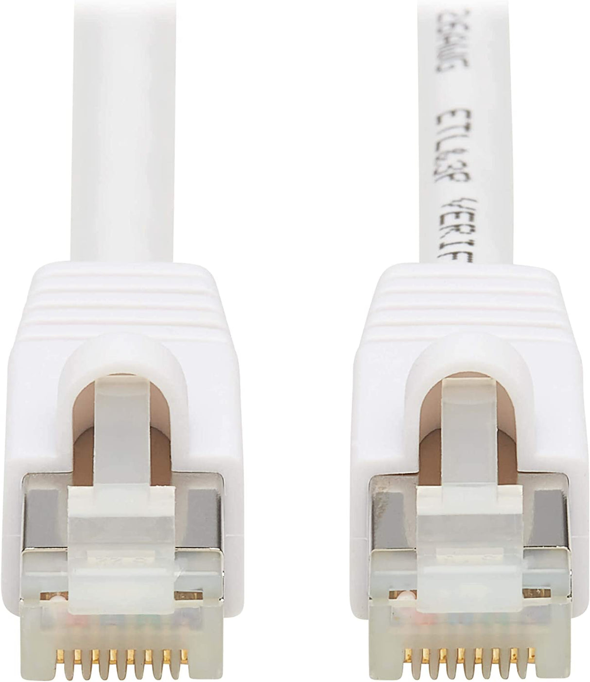 Tripp Lite, Safe-IT, Cat6a PoE Ethernet Cable, Bacteria Resistant, 10G Certified Snagless, S/FTP (RJ45 M/M), 3 Feet / 0.91 Meters, Lifetime Limited Warranty (N262AB-003-WH)